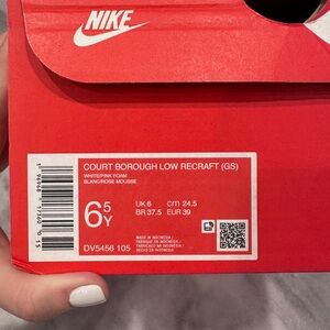 Nike White and Pink Sneakers